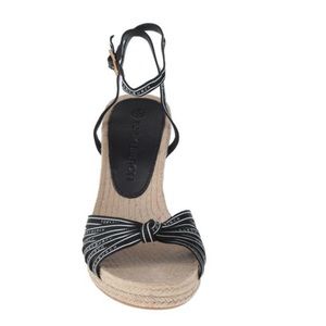 NWT Tory Burch Ribbon Wedge Espadrilles
